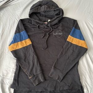 Levi's Hoodie Relaxed Fit Sweater Men's Size XS Black Striped Casual